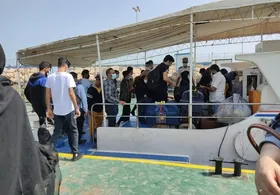 زمان آغاز تردد دریایی زائران اربعین از بندر خرمشهر به بصره اعلام شد