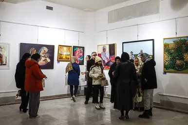 افتتاح نمایشگاه آثار هنرهای تجسمی « ساران»