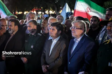 گزارش تصویری | آیین رونمایی از یادمان شهدای گمنام بوستان ملت