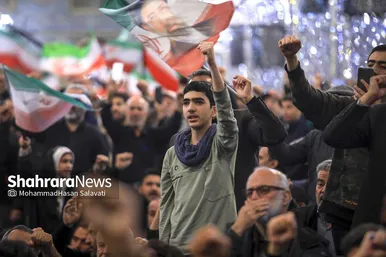 گزارش تصویری | مراسم چهلمین روز شهادت رهبر شهید انقلاب اسلامی در حرم مطهر رضوی
