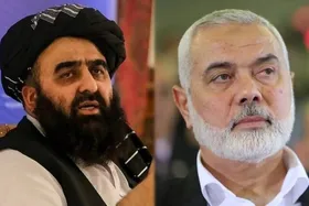 گفت&zwnj;وگوی وزیر خارجه طالبان و رئیس دفتر سیاسی حماس درباره غزه