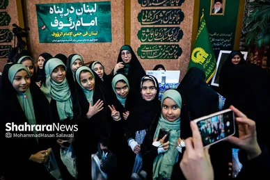 گزارش تصویری | پویش«لبنان در پناه امام رئوف» در صحن قدس حرم مطهر رضوی