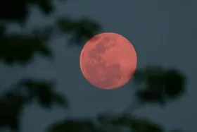 &laquo;ماه صورتی&raquo; در آسمان دوشنبه شب + جزئیات