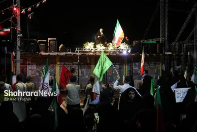 گزارش تصویری | هشتادونهمین شب حضور مردم مشهد در خیابان (۷ خرداد ۱۴۰۵)