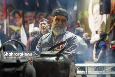 گزارش تصویری | خدمت زیر نور شب