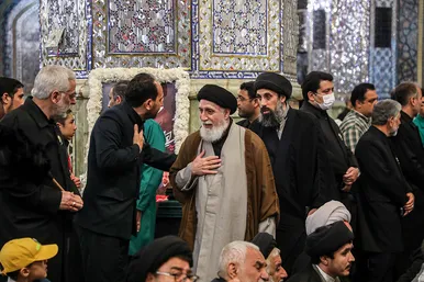 مراسم بزرگداشت شهدای خدمت در حرم مطهر رضوی
