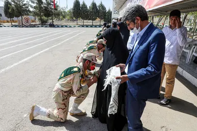آیین دانش‌آموختگی فراگیران مرکز آموزش مرزبانی خراسان‌ رضوی‎‎