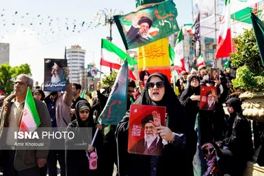 گزارش تصویری | مراسم اربعین رهبر شهید انقلاب در تهران