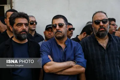 عکس‌هایی از مراسم تشییع پیکر سعید راد