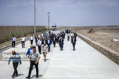 گزارش تصویری | بهره‌برداری از دو نیروگاه خورشیدی ۷ مگاواتی در مشهد