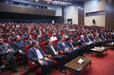 گزارش تصویری | مراسم گرامیداشت روز دانشجو با حضور قالیباف، رئیس مجلس، در دانشگاه فردوسی مشهد (۱۵ آذر ۱۴۰۴)