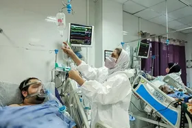 امیکرون را ساده نگیرید! | قله بستری امیکرون چند برابر دلتا است + نمودار