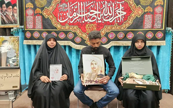 شهید ستایش علی‌حسینی از شهدای مدرسه میناب