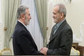 نخاله در دیدار باپزشکیان: ملت فلسطین حمایت ایران را فراموش نمی&zwnj;کند