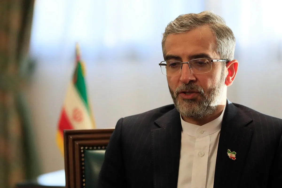 باقری‌کنی: تنش‌زدایی با همسایگان قطعا استمرار خواهد یافت