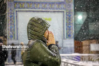 گزارش تصویری | بارش شدید برف در مشهد