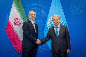 پزشکیان در دیدار با گوترش: ایران خواهان صلح در منطقه است، نه درگیری