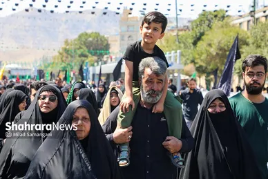 عکس‌هایی از مراسم جاماندگان اربعین در مشهد (۴ شهریور ۱۴۰۳)