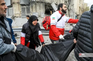 عکس| تصاویر دردناک از حمله موشکی دشمن به اتوبان شهید باقری تهران