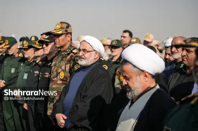 گزارش تصویری | مراسم استقبال از پیکر ۱۳ شهید گمنام دفاع مقدس در مشهد