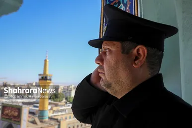 عکس‌هایی از آیین سنتی«صلا» همزمان با اولین روز ماه محرم در حرم مطهر رضوی