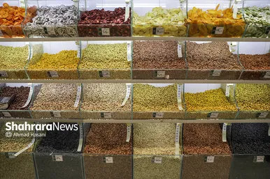 بازار مشهد در آستانه شب یلدا
