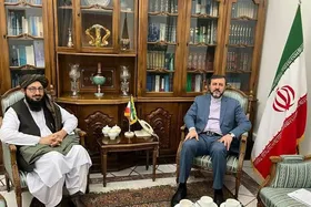 سرپرست سفارت افغانستان در تهران، به دیدار غریب&zwnj;آبادی رفت
