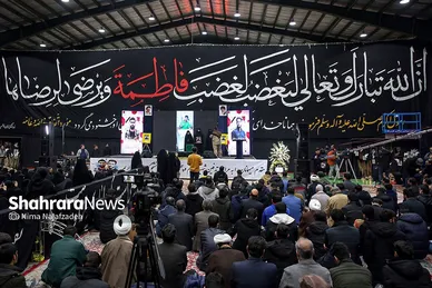 مراسم تشییع و تدفین پیکر پاک شهید گمنام در دانشکده منتظری مشهد