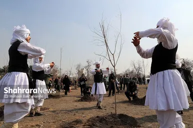 پویش سراسری درخت‌کاری در بوستان جهانشهر