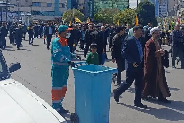 لحظه به لحظه با راهپیمایی روز جهانی قدس ۱۴۰۴ در مشهد + فیلم
