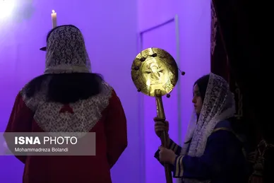 مراسم سال نو میلادی در کلیسای «تارگمانچاتس» تهران