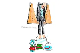 کارتون | یکی از کارشناسان تلویزیون به مردم توصیه کرده است به خاطر گرانی فقط برنج خالی بخورند!