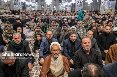 مراسم بزرگداشت شهدای خدمت در حرم مطهر رضوی