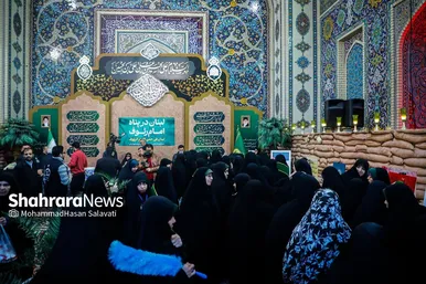 گزارش تصویری | پویش«لبنان در پناه امام رئوف» در صحن قدس حرم مطهر رضوی