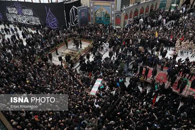 تشییع و تدفین پیکر شهید سیدرضی موسوی در آستان امامزاده صالح(ع) تجریش