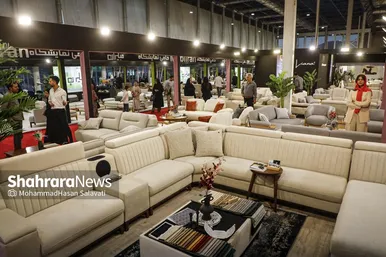 گزارش تصویری | نمایشگاه بین‌المللی مبلمان، لوستر و دکوراسیون داخلی در مشهد