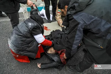 عکس| تصاویر دردناک از حمله موشکی دشمن به اتوبان شهید باقری تهران