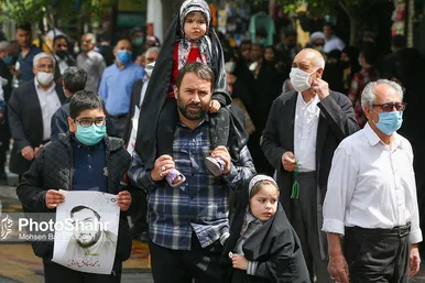 تشییع پیکر دومین شهید روحانی حادثه تروریستی حرم رضوی