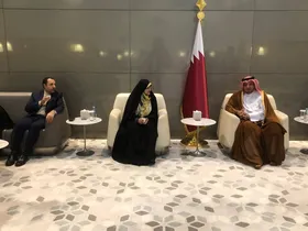 معاون امور زنان رئیس&zwnj;جمهور به قطر سفر کرد