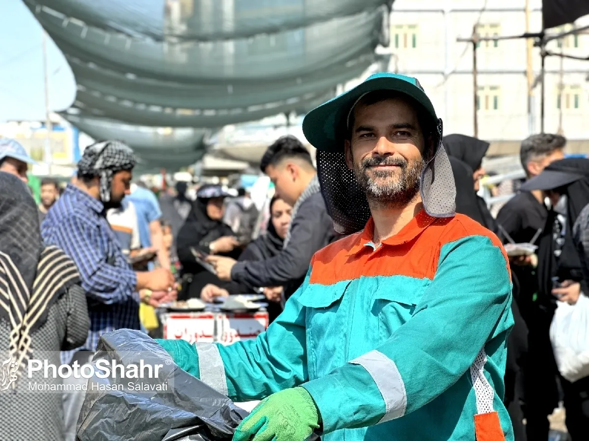 ویدئو | خدمت‌رسانی نیرو‌های خدمات شهری مشهدمقدس به زائران اربعین در نجف اشرف