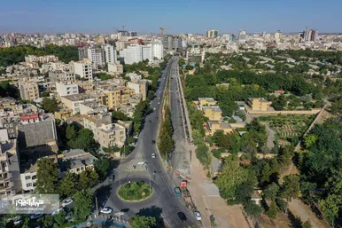 تصاویر هوایی از بازگشایی معابر پادگان لشکر ۷۷ ارتش در مشهد