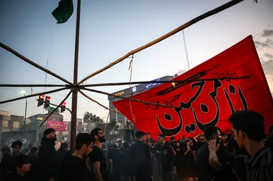 خیمه سوزان عصر عاشورا در مشهد