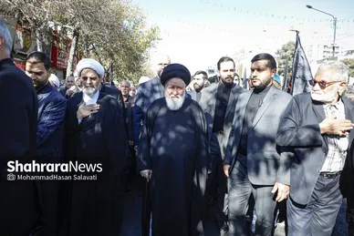 گزارش تصویری | اجتماع عزاداران فاطمی و تشییع پیکر مطهر ۱۳ شهید گمنام دوران دفاع مقدس در مشهد