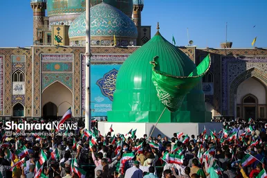 سخنرانی رئیس جمهور منتخب در حرم مطهر رضوی