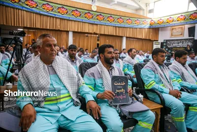گزارش تصویری | آیین بدرقه کاروان خدام‌الحسین(ع) شهرداری مشهد در دفتر آیت‌الله سیداحمد علم‌الهدی