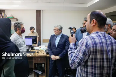 گزارش تصویری | بازدید محمدرضا قلندر شریف شهردار مشهد از موسسه فرهنگی شهرآرا