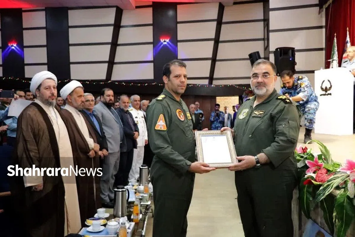 مراسم تکریم و معارفه فرمانده پایگاه هوایی شهید حبیبی مشهد برگزار شد (۱۱ خرداد ۱۴۰۴)