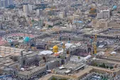 استقرار بالگرد هلال‌احمر در حرم امام‌رضا(ع) برای ارائه خدمات امدادی فوری