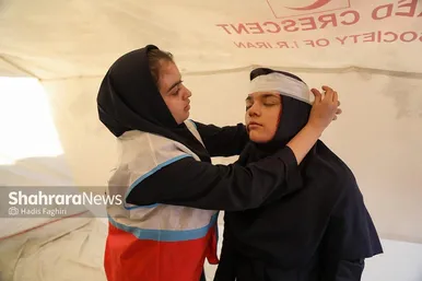 گزارش تصویری | مانور سراسری زلزله در دبیرستان نرجس‌خاتون در مشهد (۷ آذر ۱۴۰۳)
