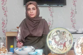 گپ&zwnj;و&zwnj;گفتی با طراح و سازنده ظروف سرامیکی محله ارشاد مشهد